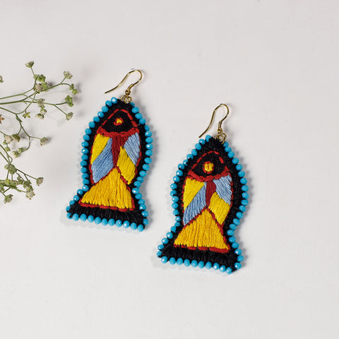  Beadwork & Embroidery Earrings by Rangila Dhaga 