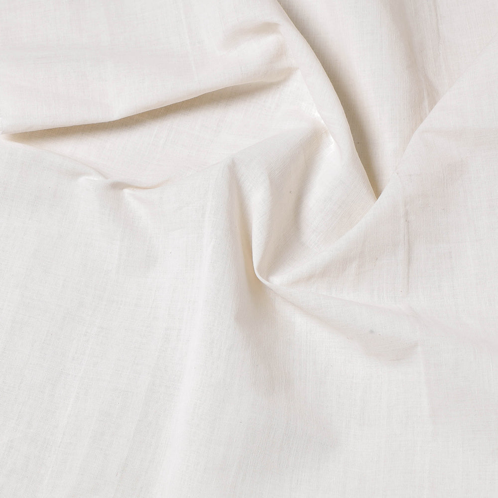 White - Original Mangalagiri Handloom Cotton Precut Fabric