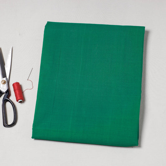 Green - Original Mangalagiri Handloom Cotton Precut Fabric (1.6 meter)