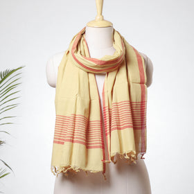Buy Mangalagiri Handloom Cotton Stole with Tassels Online at  iTokri.com