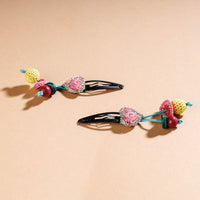 Crochet Hair Clips
