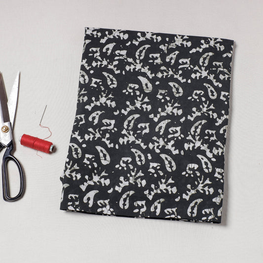 Black - Hand Batik Printing Cotton Precut Fabric (1.8 meter)