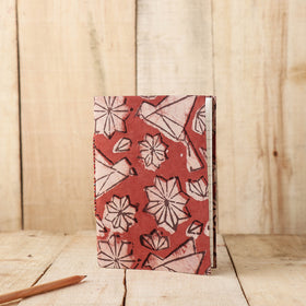 Art Block Print Fabric Cover Handmade Paper Notebook 