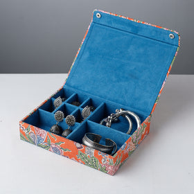  Floral Printed Handcrafted Jewelry Box 