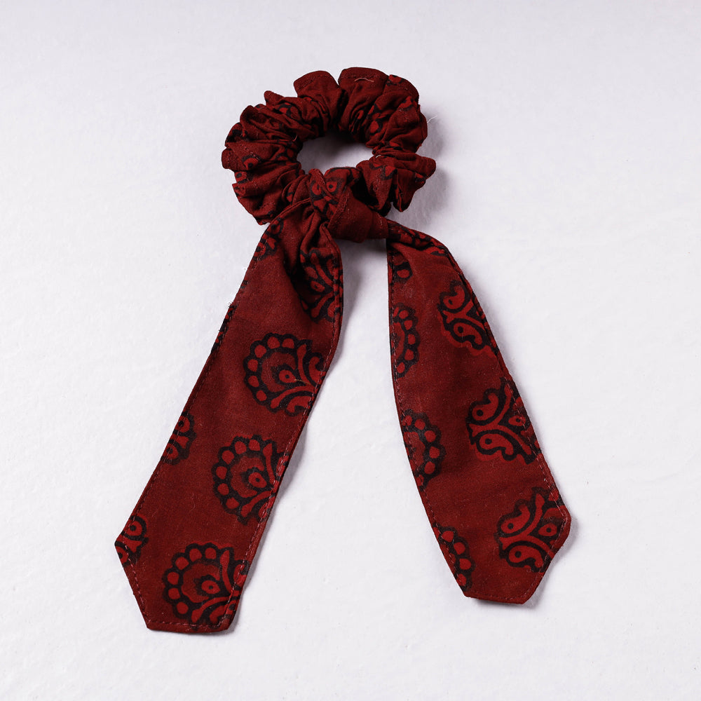 Buy Elastic Hair Bands/Scarf Ponytail Holder Scrunchy Ties Online at   - iTokri आई.टोकरी