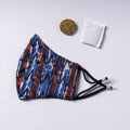  Herb Pocket Bagru Block Printed Cotton 3 Layer Snug Fit Face Cover 