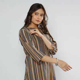  Block Print Cotton Kalamkari Kurta For Women