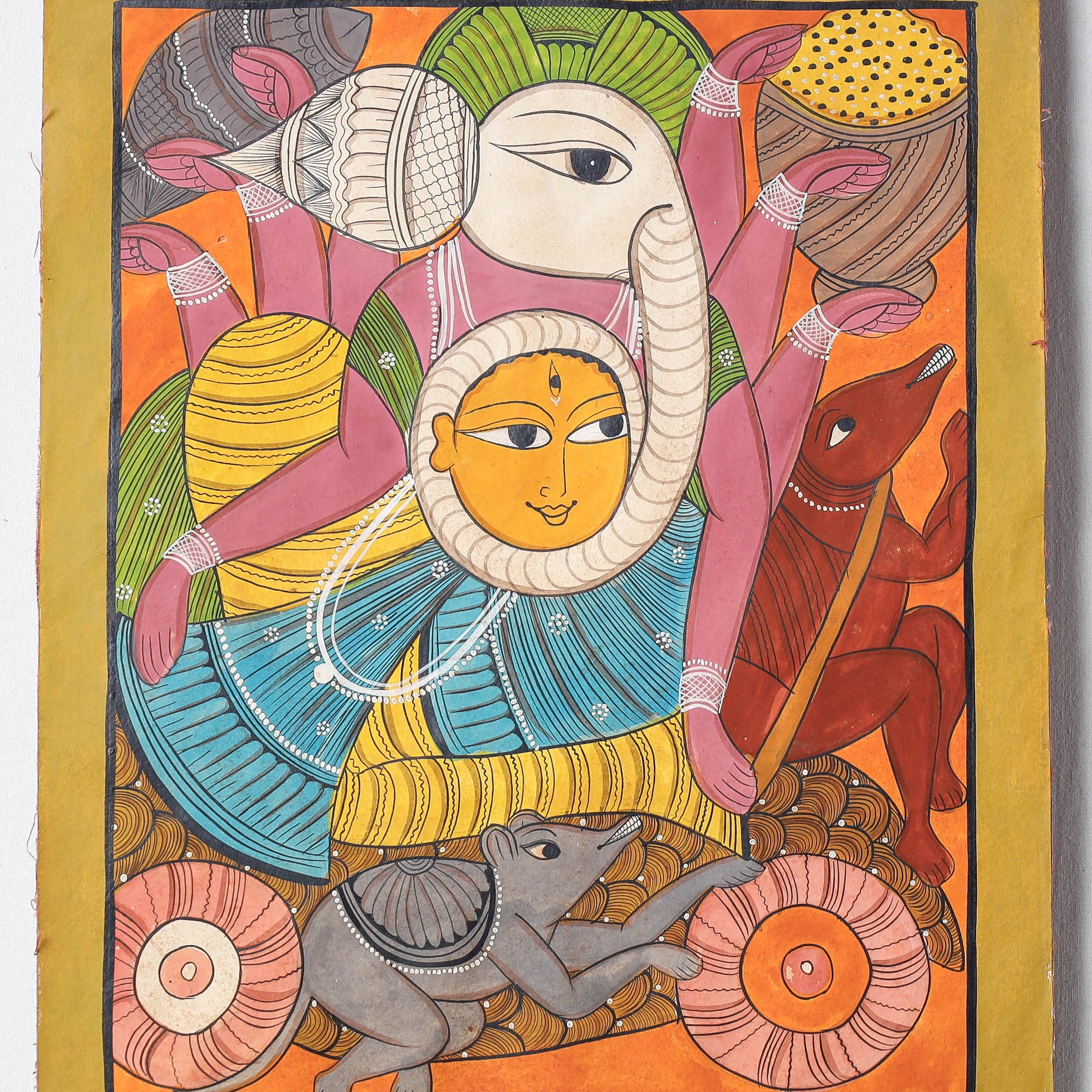  Handpainted Patua Painting by Laltu Chitrakar Online in India at iTokri.com 