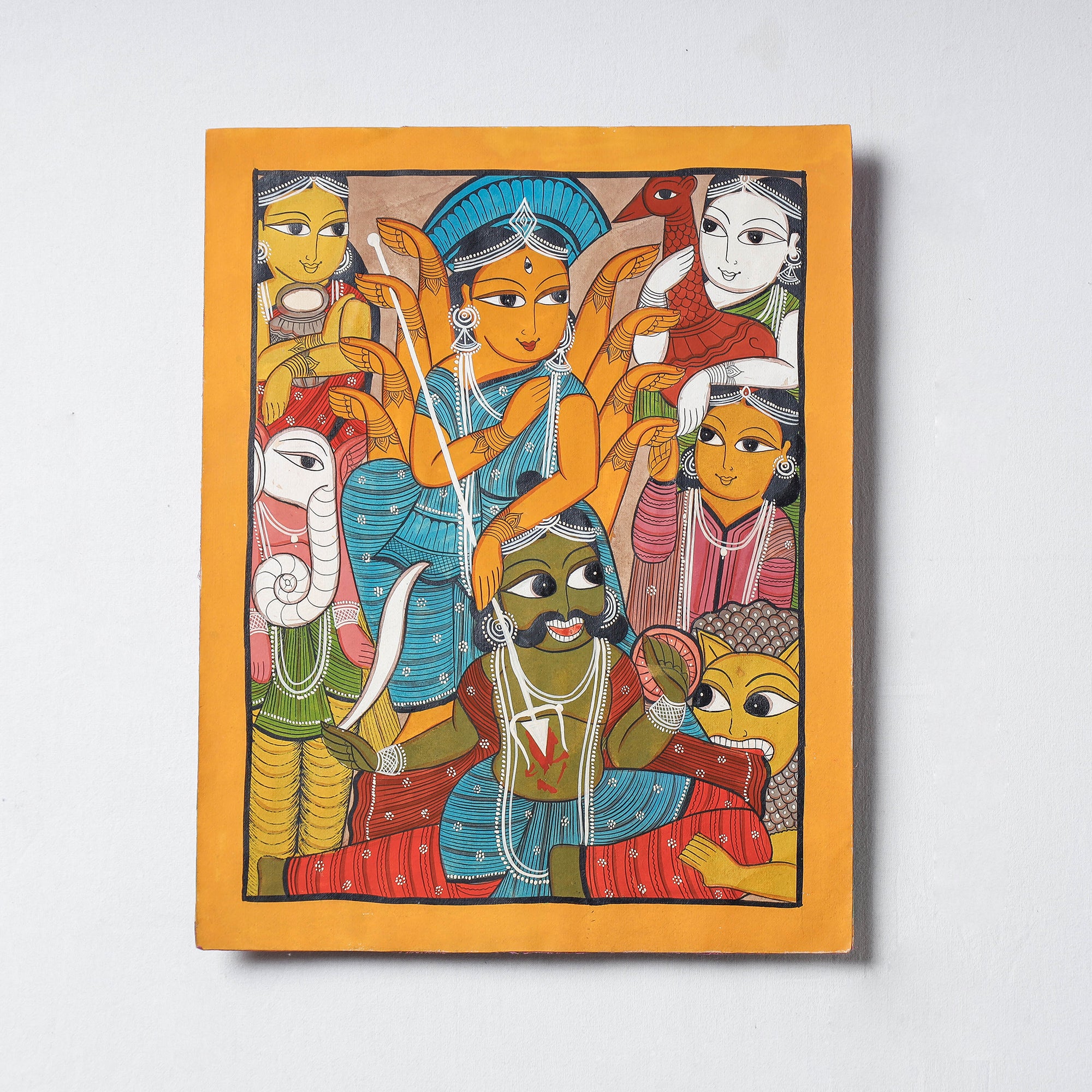  Handpainted Patua Painting by Laltu Chitrakar Online in India at iTokri.com 