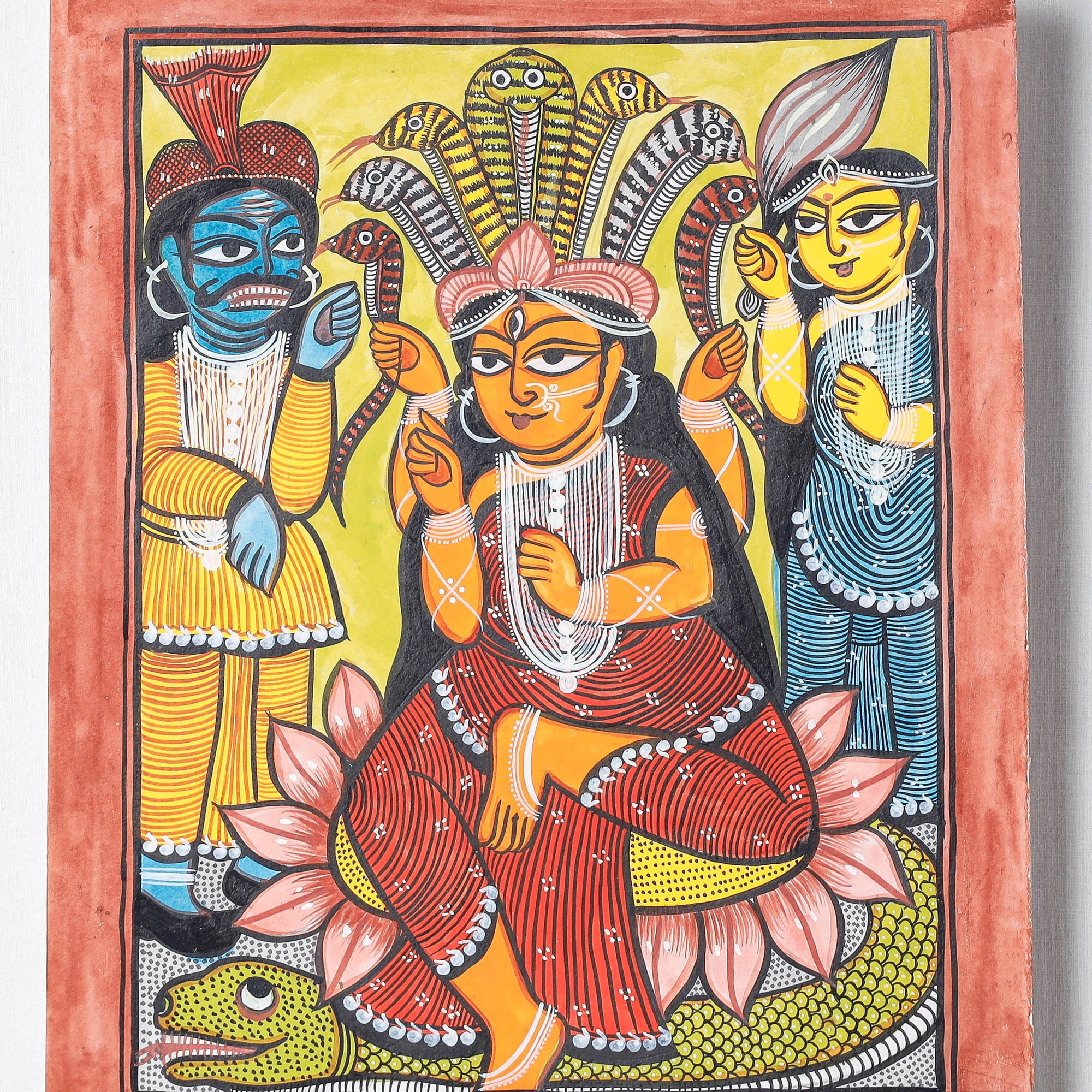  Handpainted Patua Painting by Laltu Chitrakar Online in India at iTokri.com 