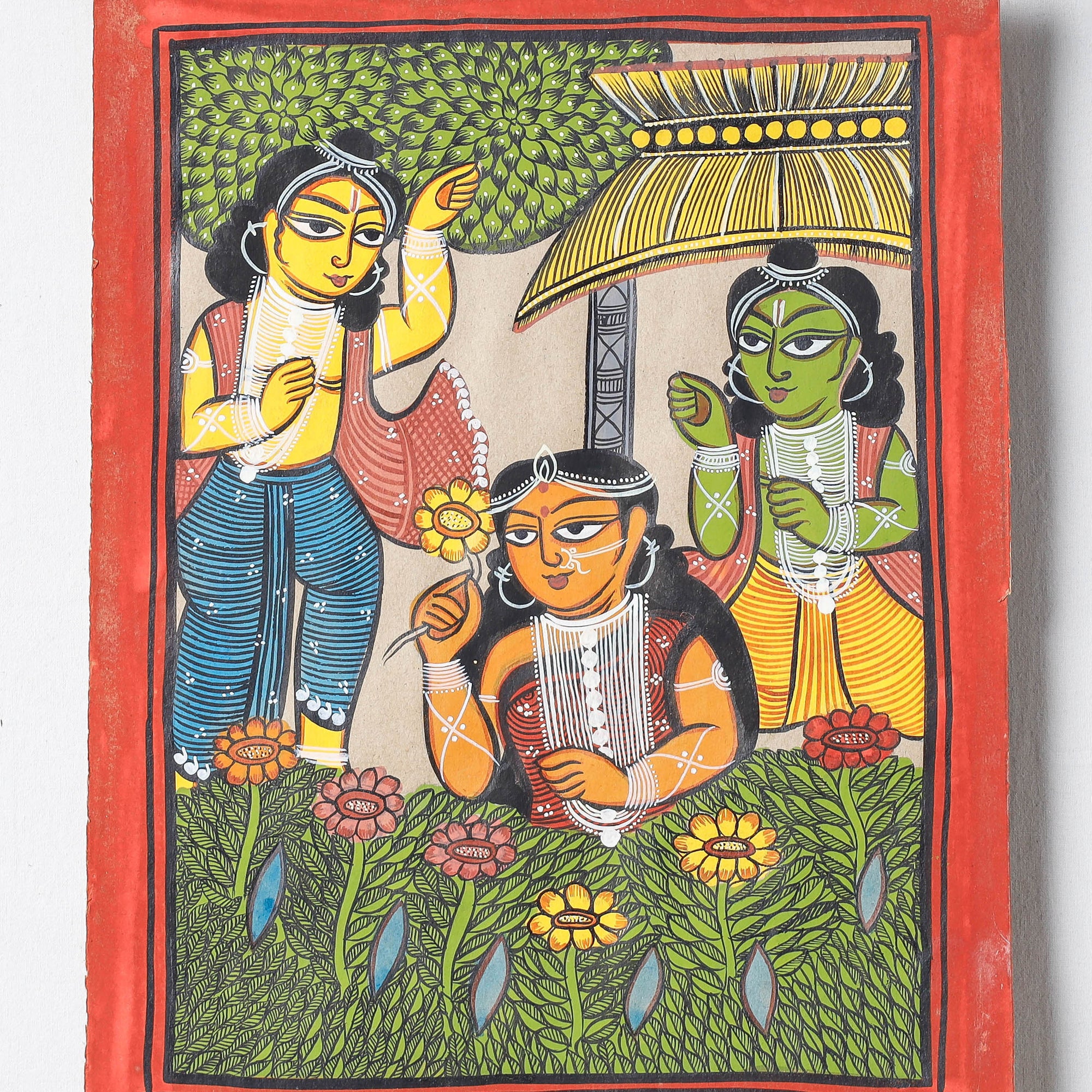  Handpainted Patua Painting by Laltu Chitrakar Online in India at iTokri.com 