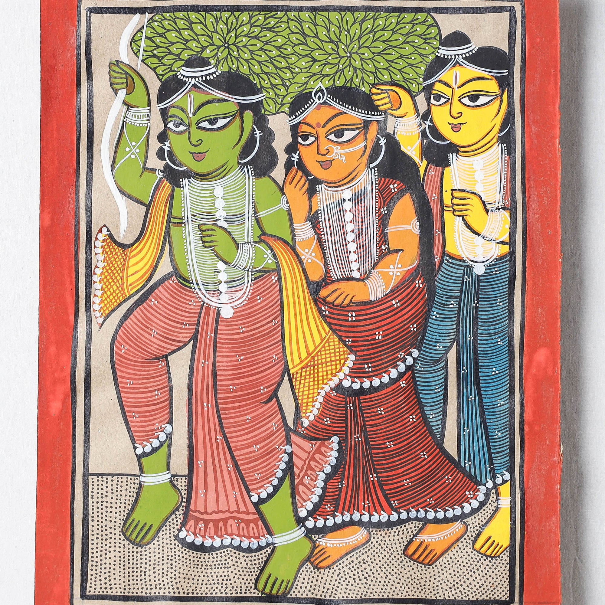  Handpainted Patua Painting by Laltu Chitrakar Online in India at iTokri.com 