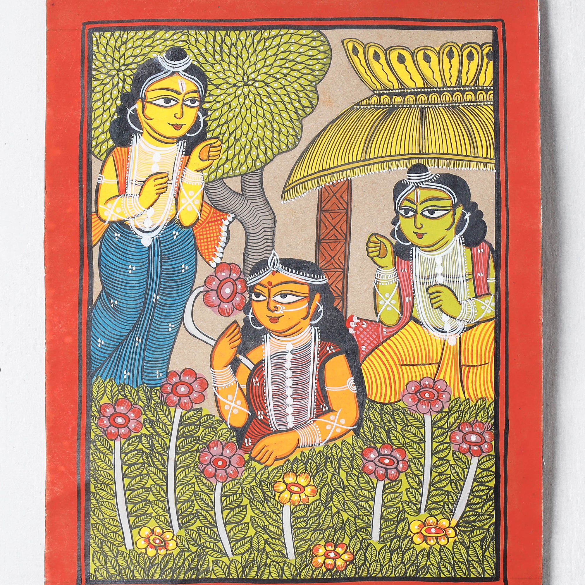  Handpainted Patua Painting by Laltu Chitrakar Online in India at iTokri.com 