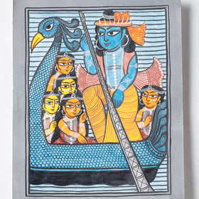  Handpainted Patua Painting by Laltu Chitrakar Online in India at iTokri.com 