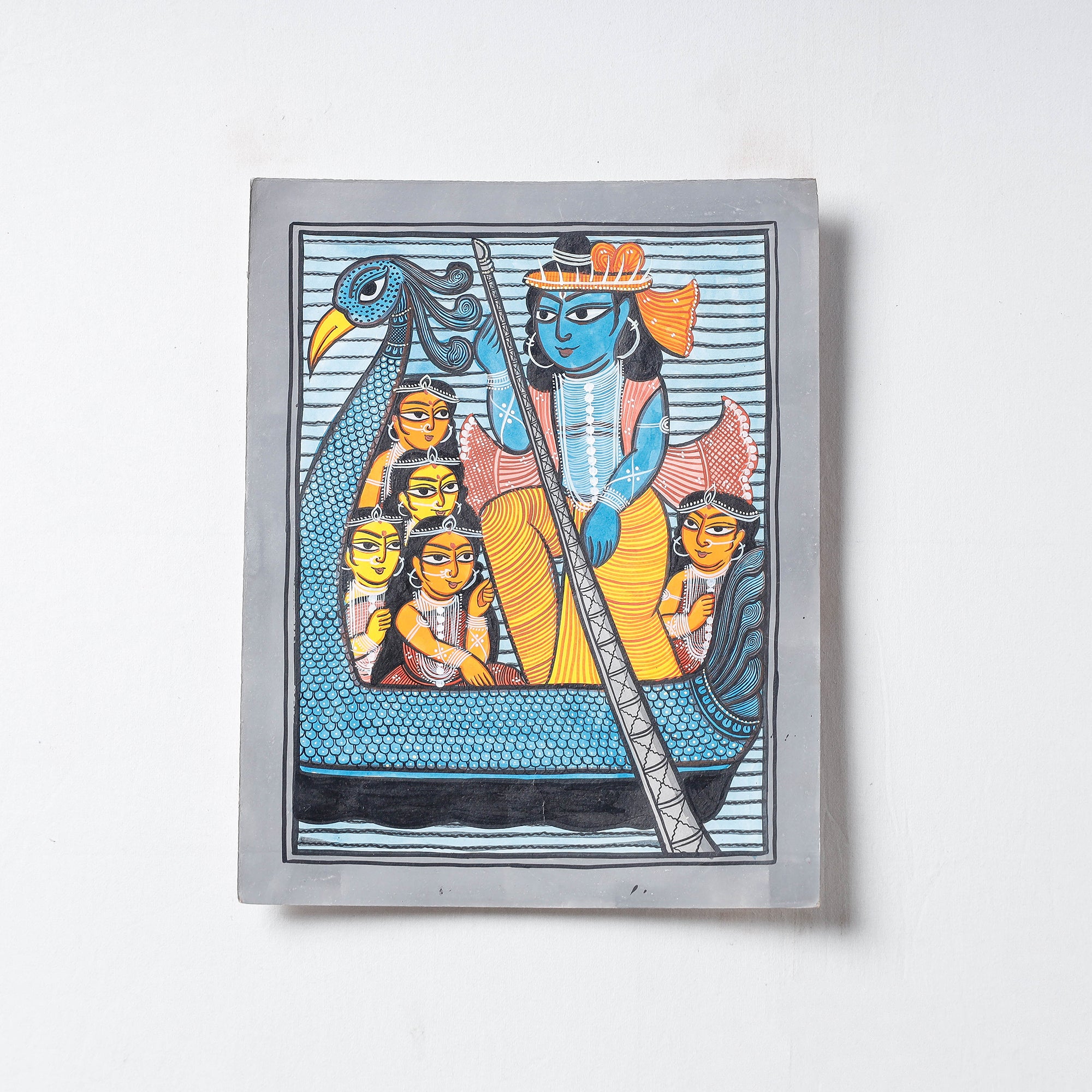  Handpainted Patua Painting by Laltu Chitrakar Online in India at iTokri.com 