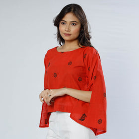 Buy Jacquard Cotton Crop Top by iTokri Casuals Online l iTokri.com