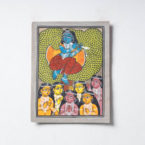 Handpainted Patua Painting by Laltu Chitrakar (14 x 11 in)