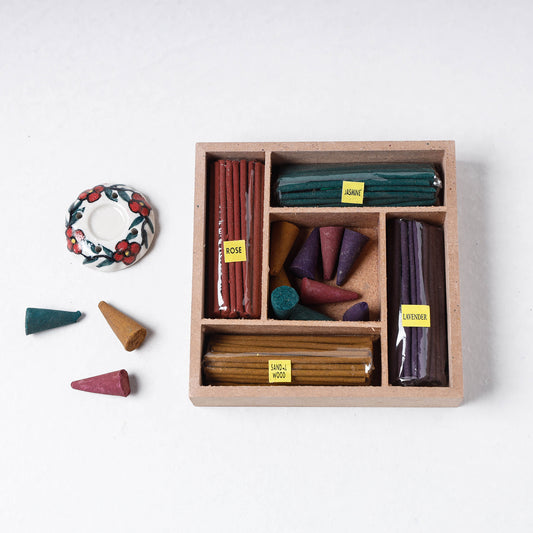 Swastik Incense Box Gift Set