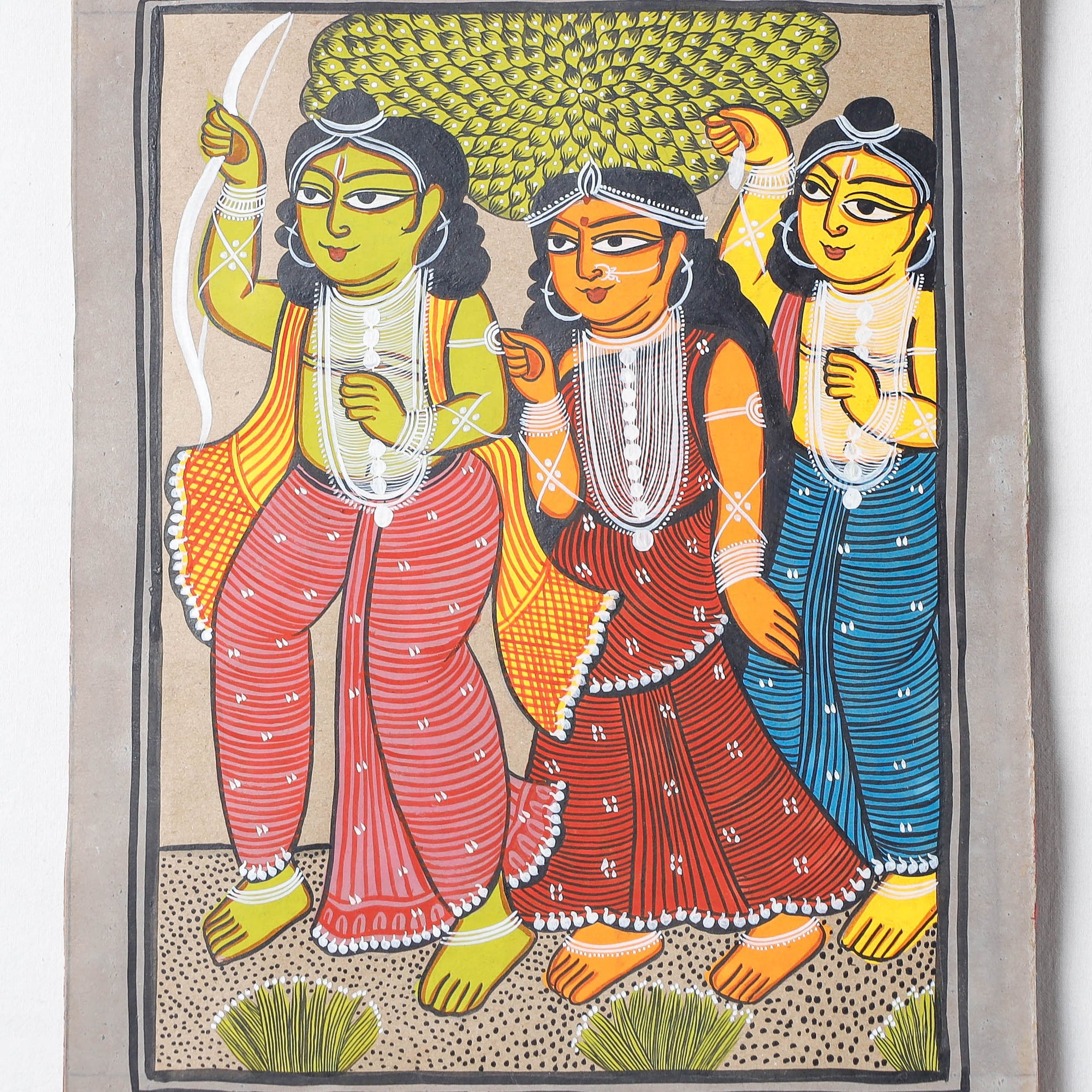  Handpainted Patua Painting by Laltu Chitrakar Online in India at iTokri.com 