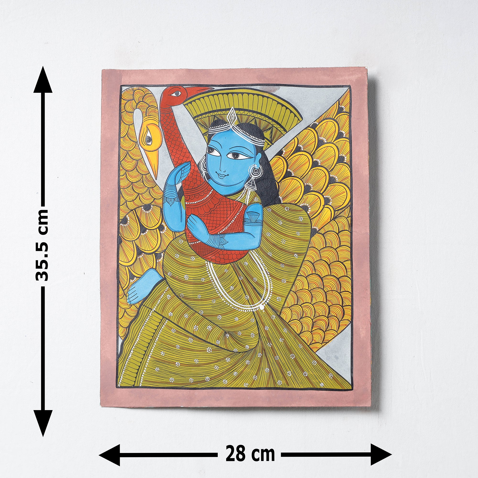  Handpainted Patua Painting by Laltu Chitrakar 