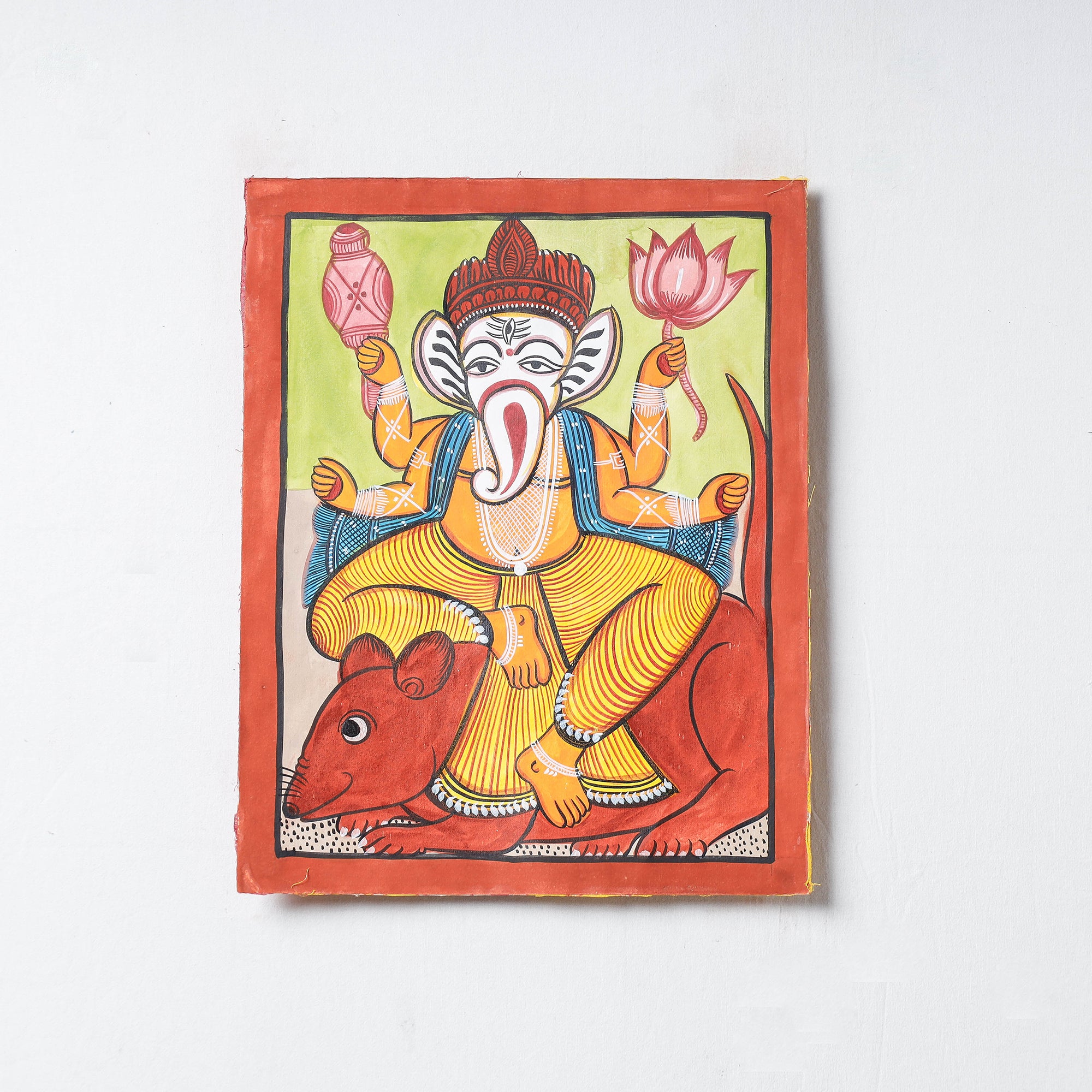  Handpainted Patua Painting by Laltu Chitrakar 