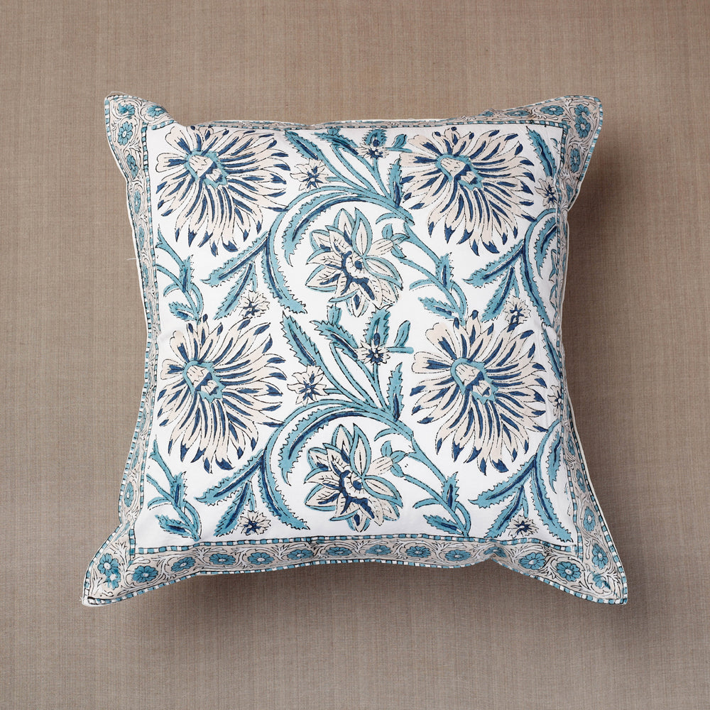 Block Printed Cushion Cover 