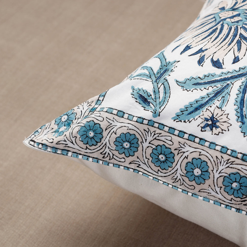 Block Printed Cushion Cover 