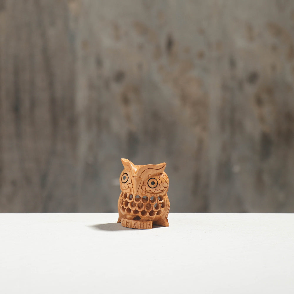 Owl Wood Sculpture