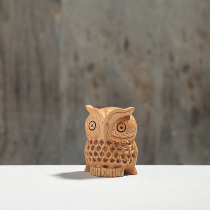 owl wood sculpture