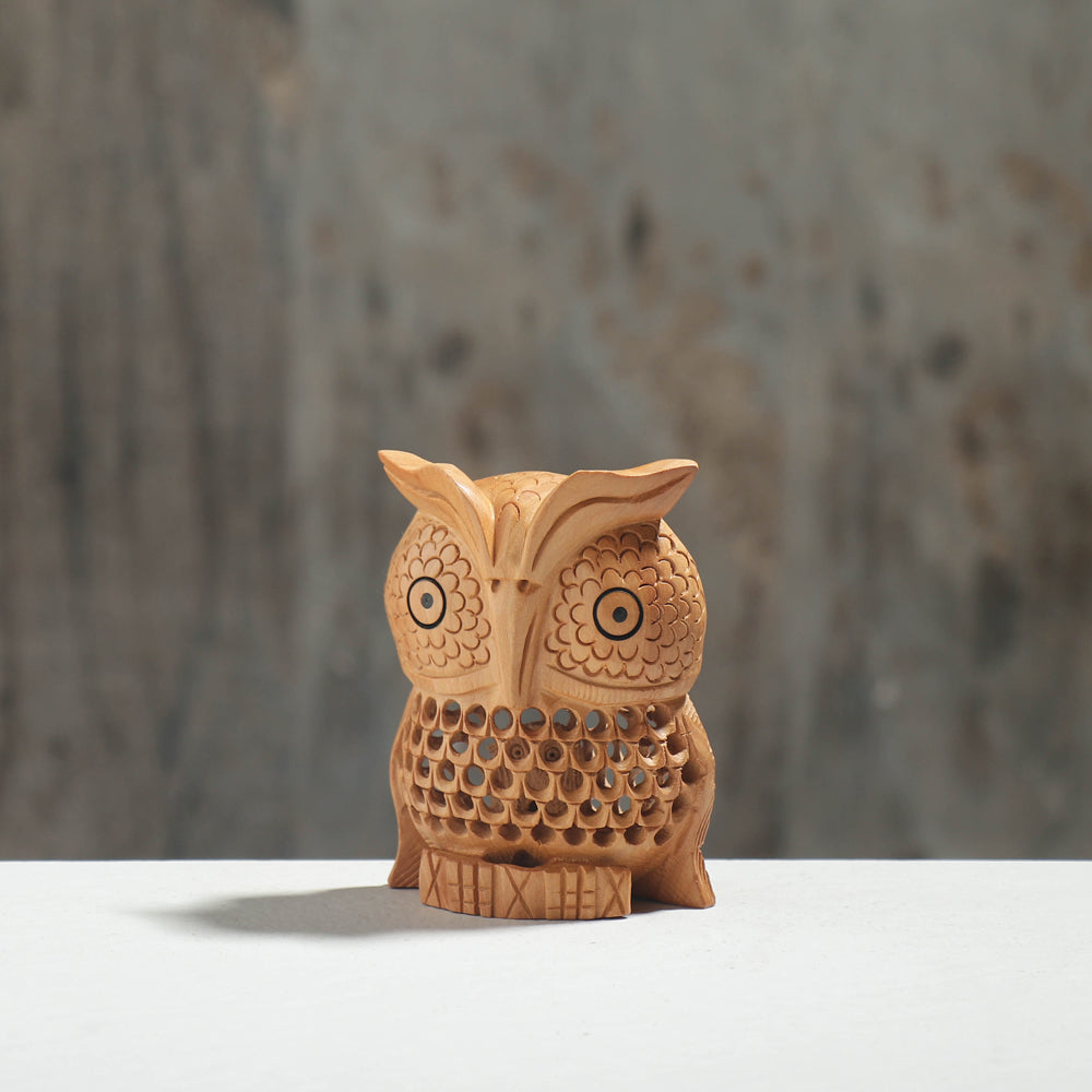 Owl Wood Sculpture