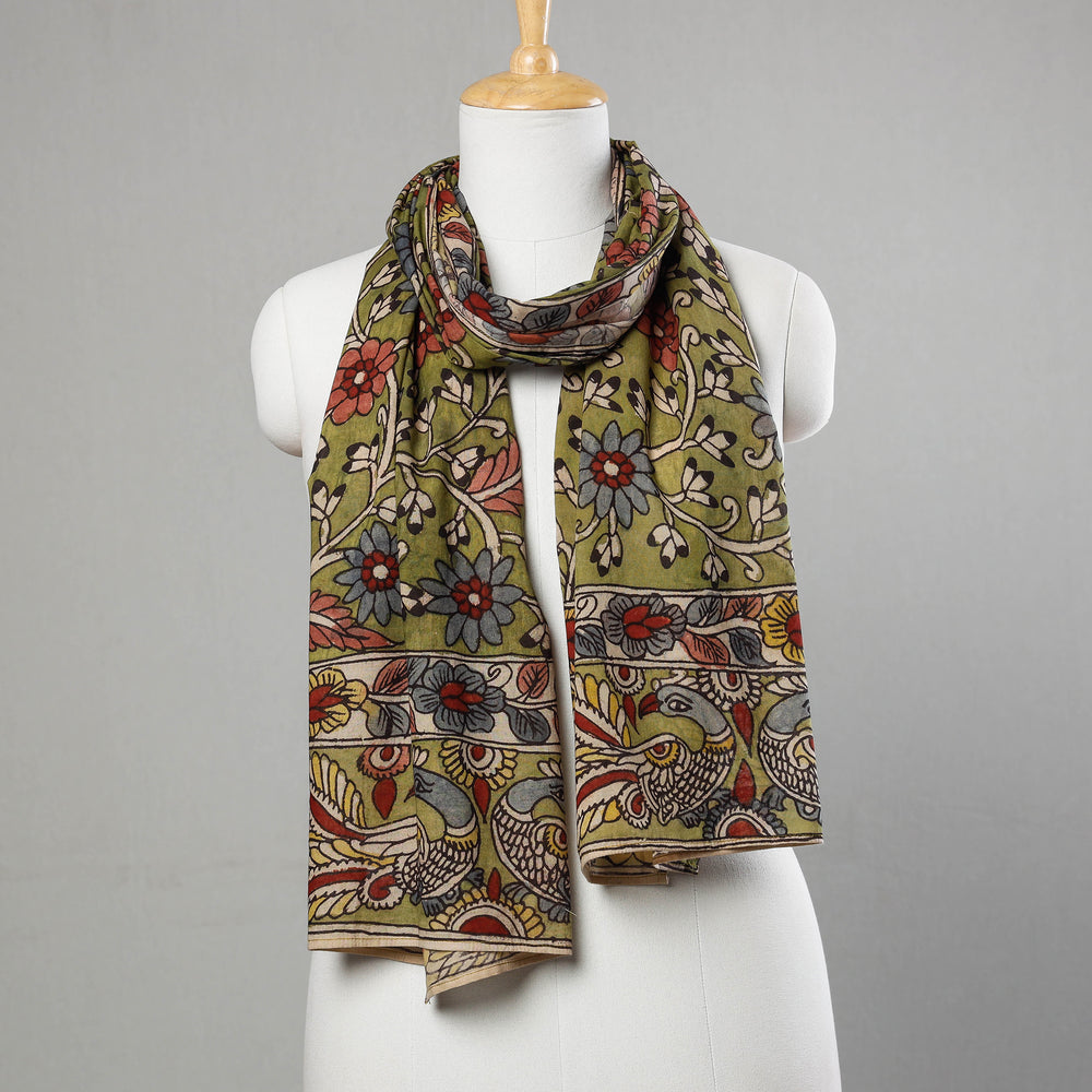 Handpainted Kalamkari Cotton Stole
