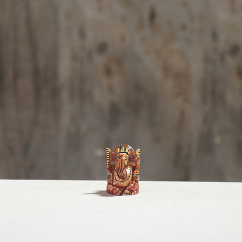 Ganesha Wood Sculpture