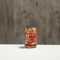 Ganesha Wood Sculpture 