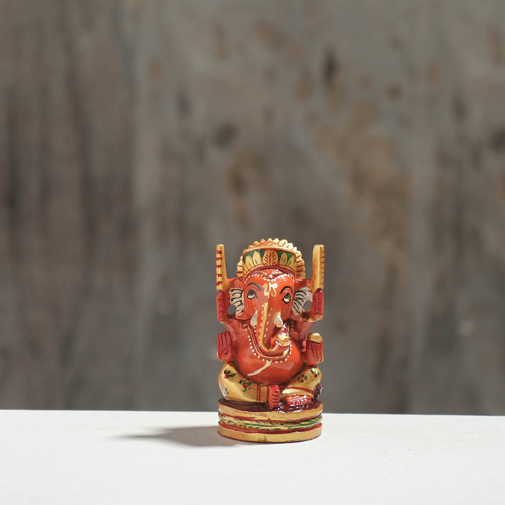 Ganesha Wood Sculpture