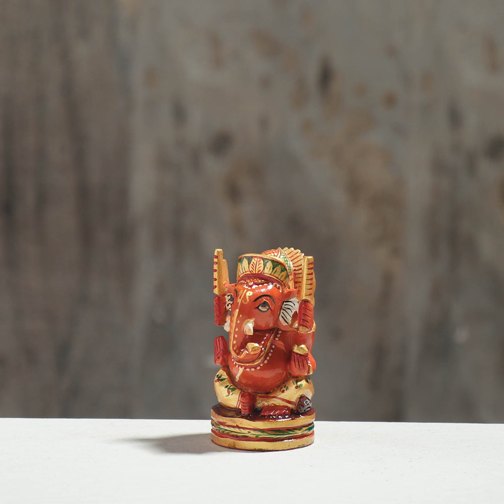 Ganesha Wood Sculpture