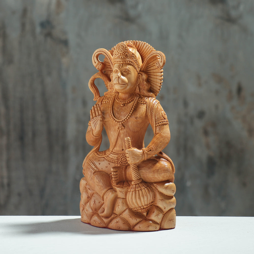 Hanuman Wood Sculpture