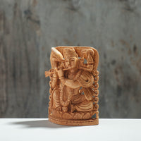 Krishna Wood Sculpture