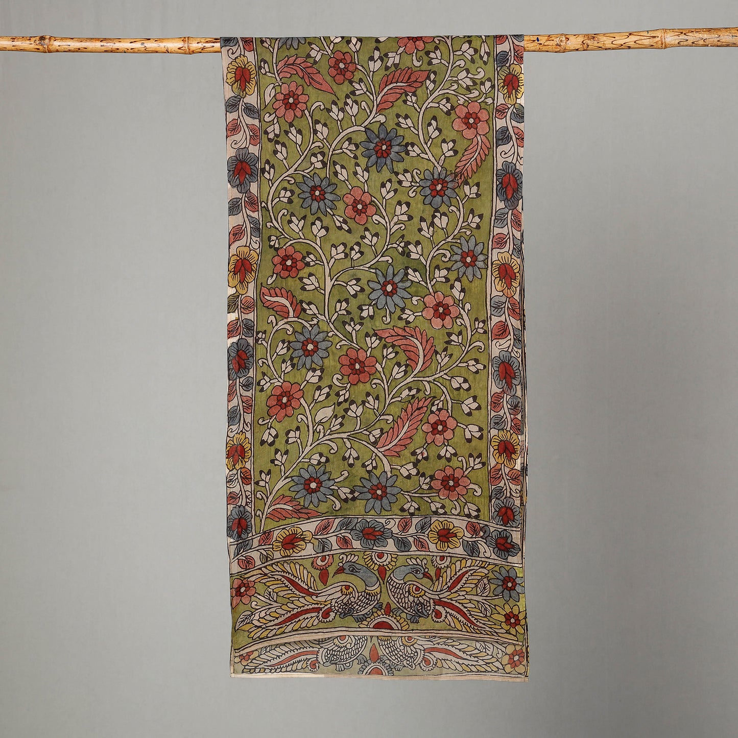 Handpainted Kalamkari Cotton Stole
