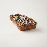 hand carved wood block