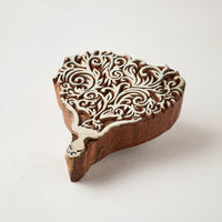 hand carved wood block