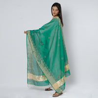 embroidery maheshwari silk dupatta