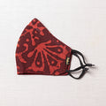  Herb Pocket Batik Printed Cotton 3 Layer Snug Fit Face Cover 