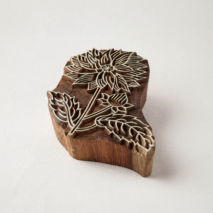 hand carved wood block
