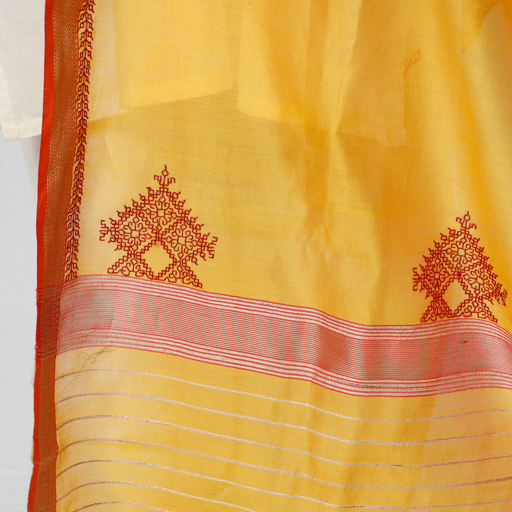 embroidery maheshwari silk dupatta