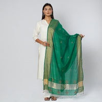 embroidery maheshwari silk dupatta