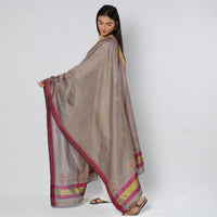 embroidery maheshwari silk dupatta