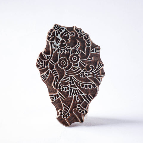 hand carved wood block