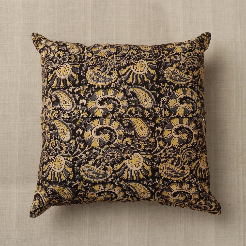  Original Pedana Block Print Cotton Kalamkari Cushion Cover