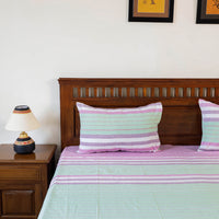 plain double bed cover set