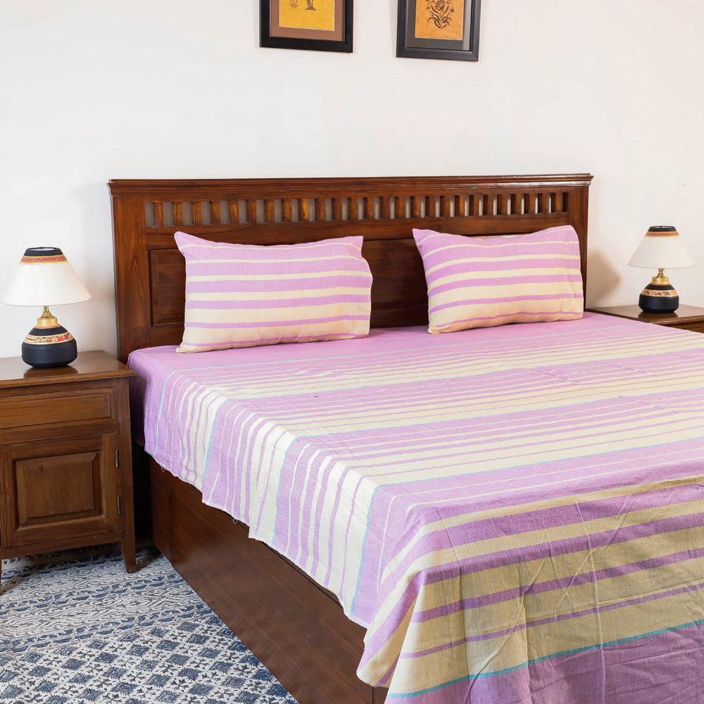 plain double bed cover